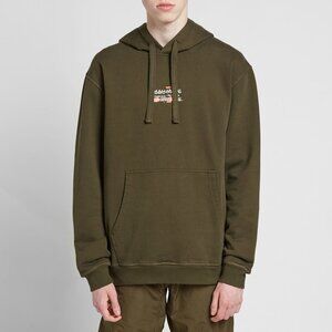 Maharishi‎ Miltype Popovers Hoody Embroidered Center Logo Pullover Sz XL Hoodie